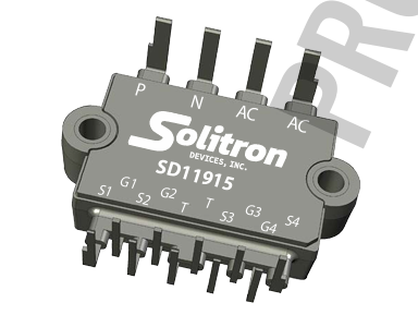 SD11915 1200V SiC全橋功率模塊Solitron SD11915 1200V SiC全橋功率模塊Solitron