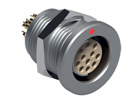 D 102 A054-150面板前裝插座工業連接器Fischer