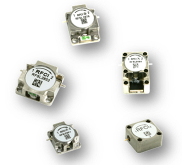 RFCI窄波段S、C、X波段和Ku波段法蘭安裝隔離器