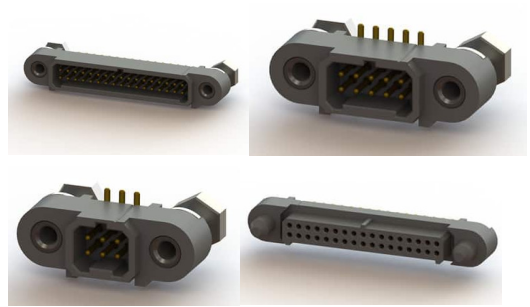 Nicomatic 1.27mm/1.0mm微型連接器公頭/母座/線纜組件